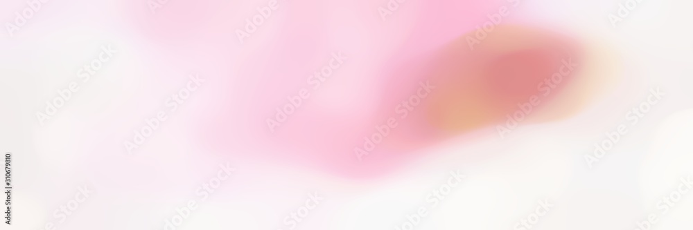 blurred bokeh horizontal background with lavender blush, pastel magenta and pink colors and space for text