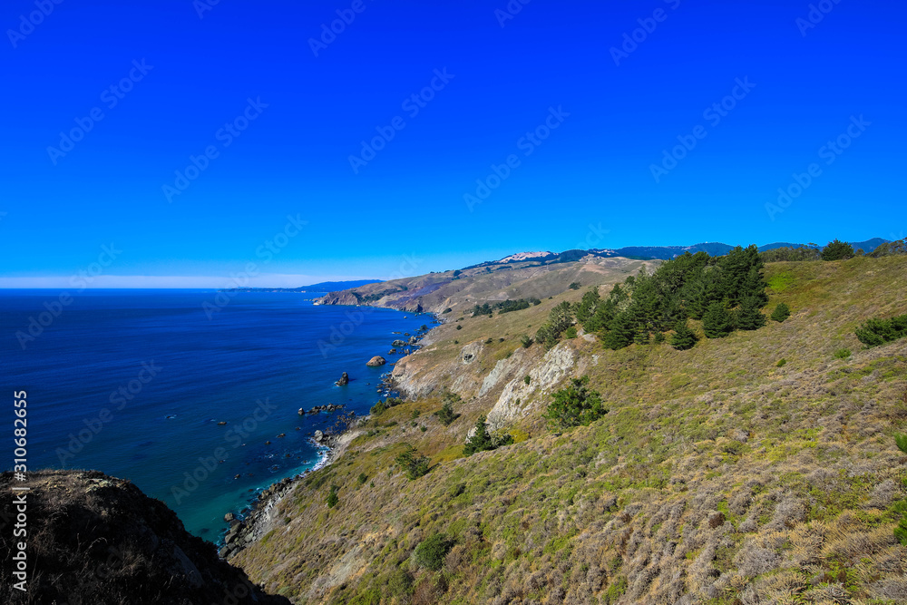 Panorama, Golden gate National Recreation Area in der näche von San Francisco