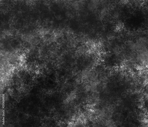 Abstract modern black and white textured monochrome gritty grunge background