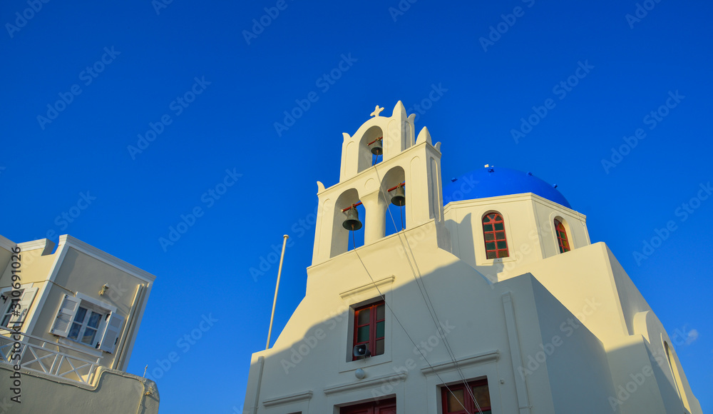 Orthodox church on Santorini Island