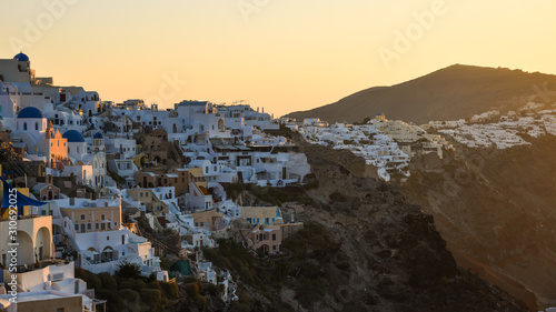 Landscape of Santorini Island, Greece