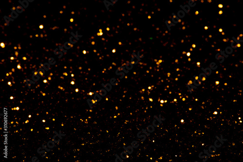 glitter lights on black background