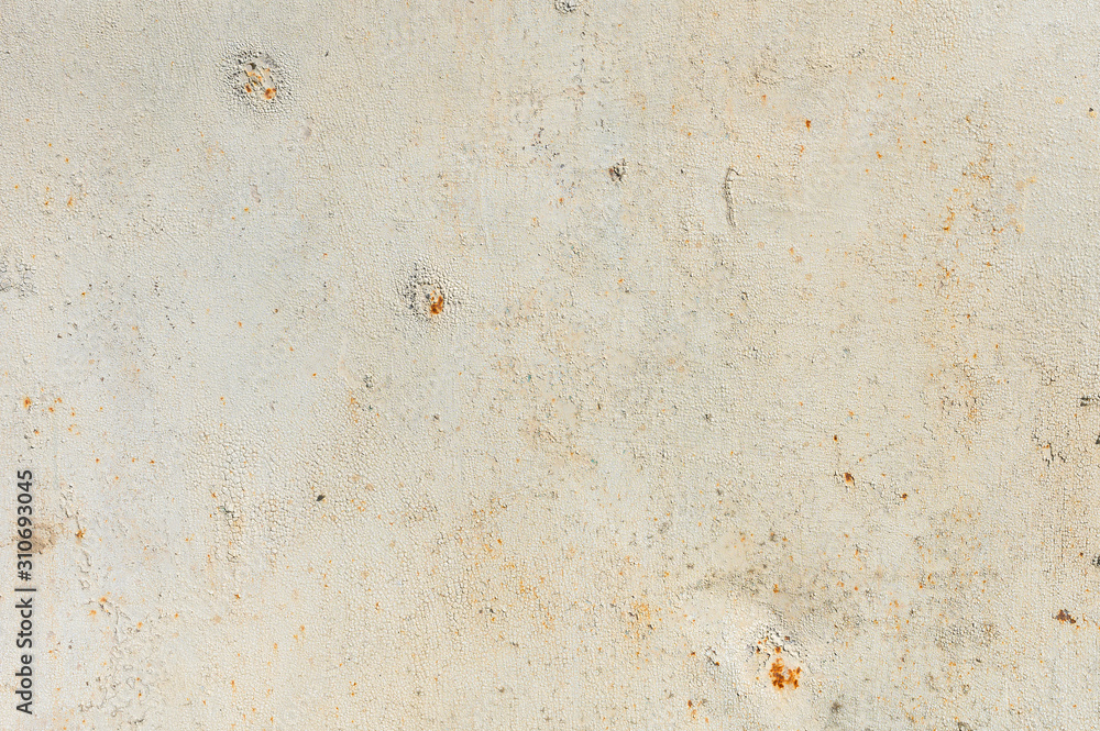 Light yellow faded. Texture of stained metal surface with cracked paint with cracked paint. Light yellow faded. Texture of stained metal surface with cracked paint with cracked paint.