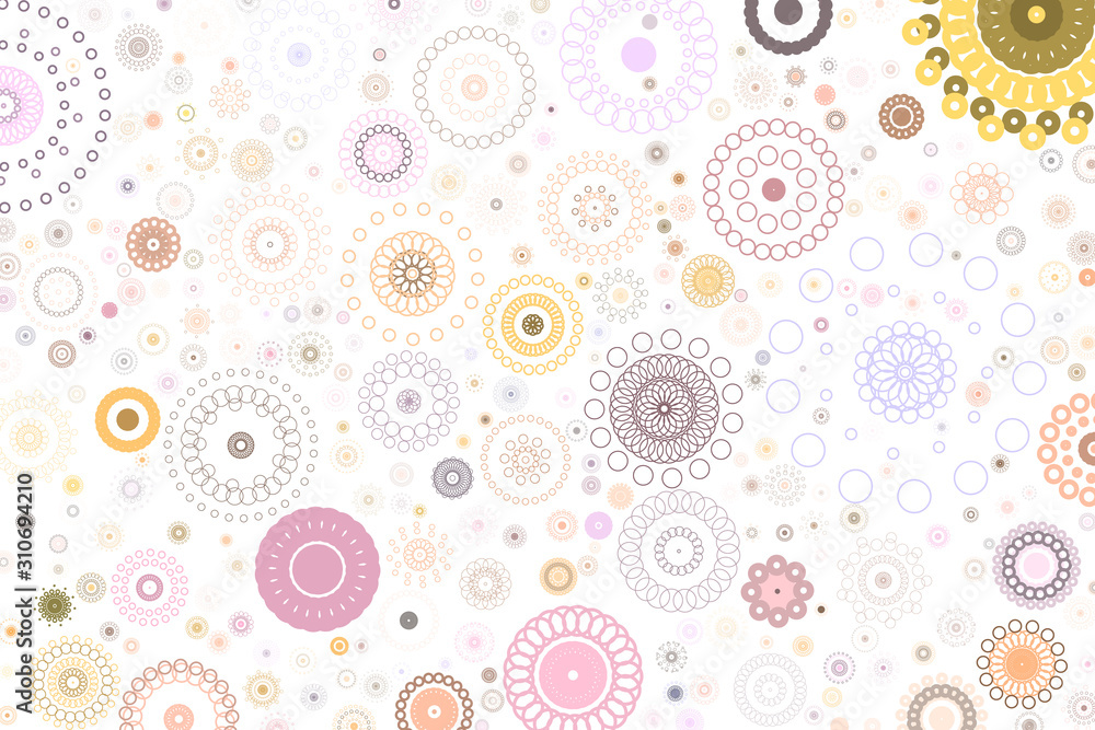 Naklejka premium Abstract geometric pattern, colorful & artistic shapes for graphic design, catalog, illustration, graphic resources or background.