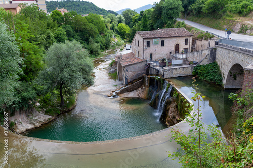 italy, Marche, Sassoferrato photo