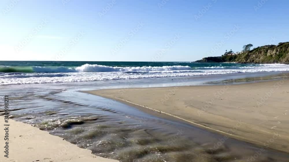 Beautiful blue Pacific Ocean view in Orange County, California. Beautiful blue Pacific Ocean view in Orange County, California.