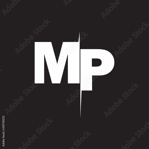 MP Logo Letters black background