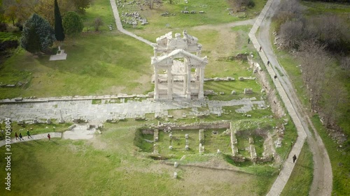 aerial view of ancient city Aphrodisias photo