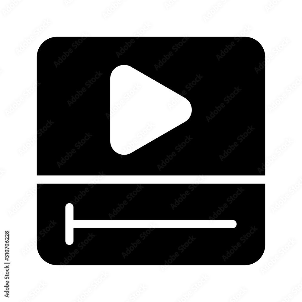 Icon video streaming in glyph style. vector illustration and editable stroke. Isolated on white background. Icon video streaming in glyph style. vector illustration and editable stroke. Isolated on white background.