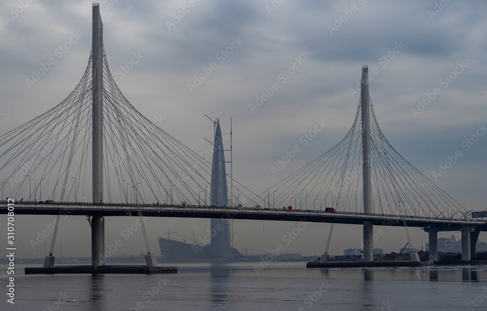April 17, 2018. St. Petersburg, Russia. Public and business complex Lakhta Center, where the headquarters of Gazprom will be located. April 17, 2018. St. Petersburg, Russia. Public and business complex Lakhta Center, where the headquarters of Gazprom will be located.