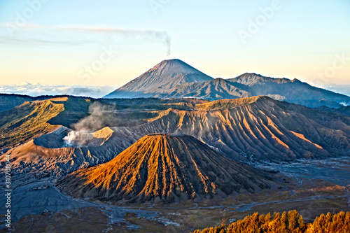 The Bromo volcano on the island of Java. Indonesia