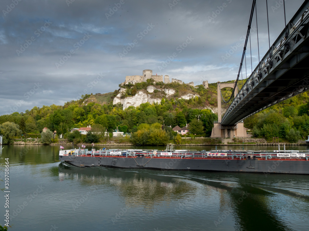 Obraz premium Europe, France, Normandy, Chateau Gaillard