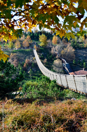 Suspension bridge in Altinkoy, Ankara photo