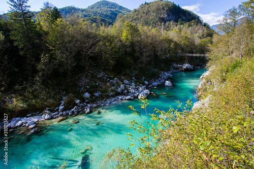 Soca river in Slovenia