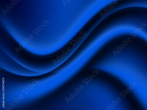  Abstract blue liquid wave background 