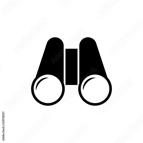 Binocular icon trendy design template