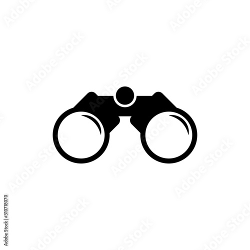 Binocular icon trendy design template
