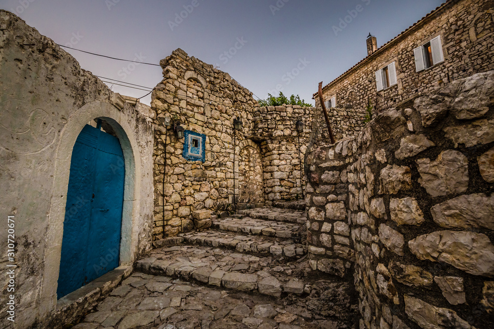 Stone Walls Near Himara Castle, Vlore, Albania