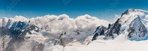 Stock photo of the Mont Blanc top
