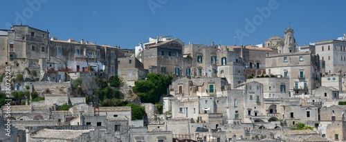Billede på lærred Matera is a city located on a rocky outcrop in Basilicata, in Southern Italy