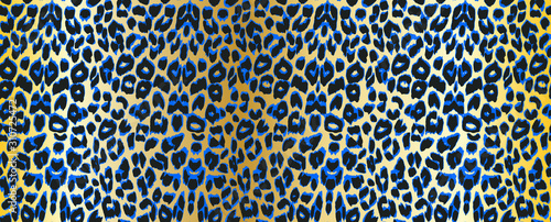 Leopard background. Seamless pattern