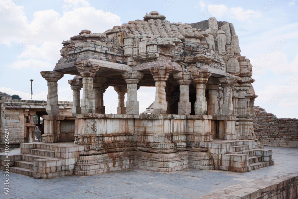 A Hindu Temple at Chittorgarh Fort, Rajasthan, India