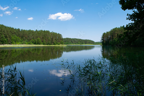 Paplovinis Lake outside Ignalina, Lithuania photo