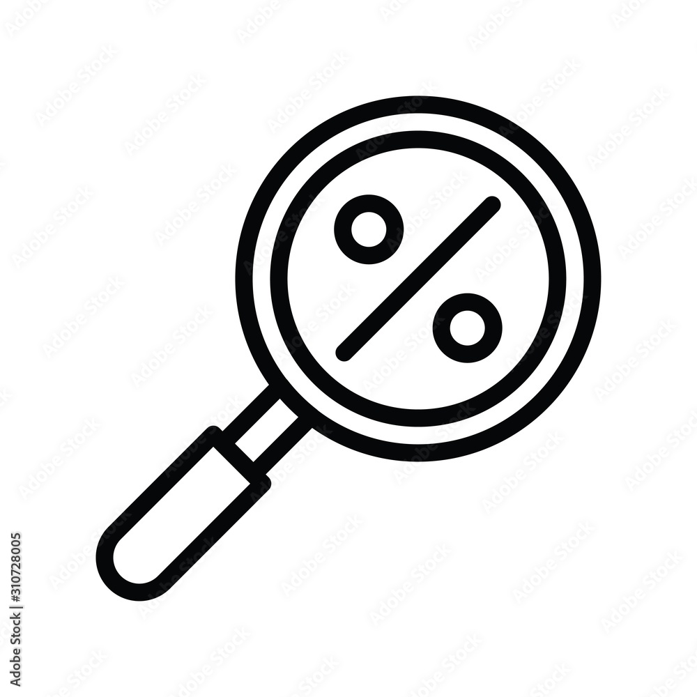 black Friday related search scope vector in lineal style black Friday related search scope vector in lineal style