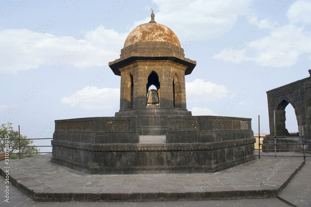 Chatrapati Shivaji Maharaj Samadhi or memorial , Raigad Fort, Maharashtra, India