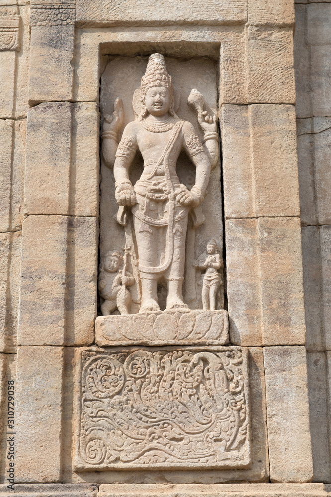 Sculpture, Pattadakal, Karnataka , India Sculpture, Pattadakal, Karnataka , India
