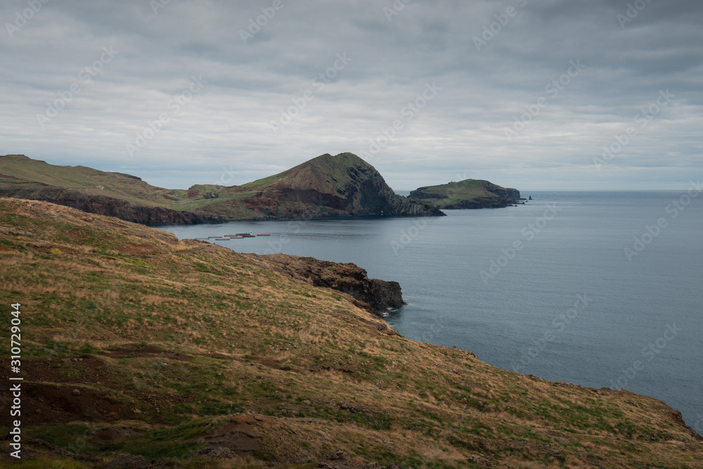 Madeira perfect view dusty island coastline of madeira