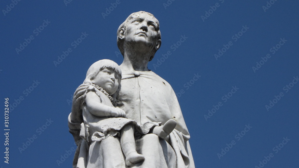 padre cielo azul 