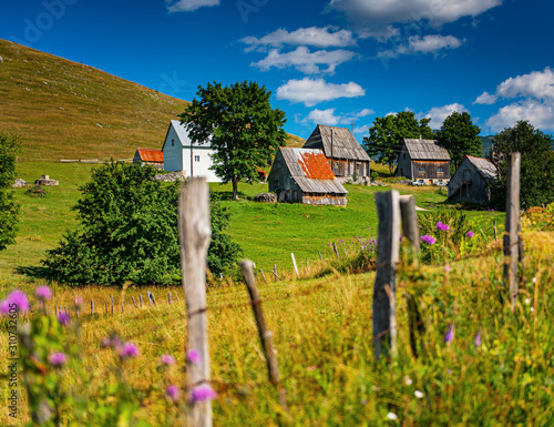 Nice village in the mountai...