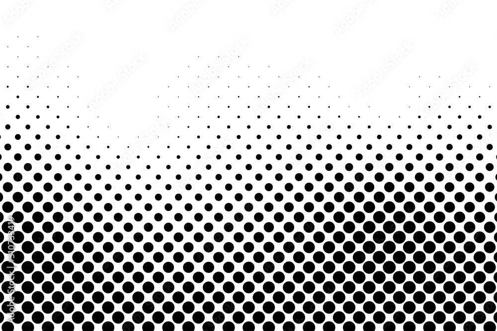 Fototapeta premium Vector simple comic book background. Halftone pattern in retro pop art style