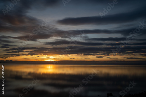 Sonnenaufgang Bodensee Alpen