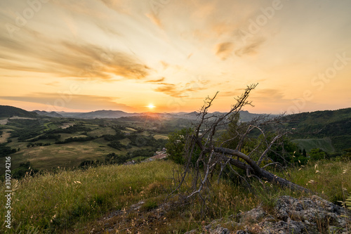 Landscape in San Marino with view to Marecchia valley © Fabrizio Giardi