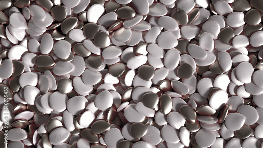 Beautiful background with beads, particles and simulation. 3d illustration, 3d rendering. Beautiful background with beads, particles and simulation. 3d illustration, 3d rendering.