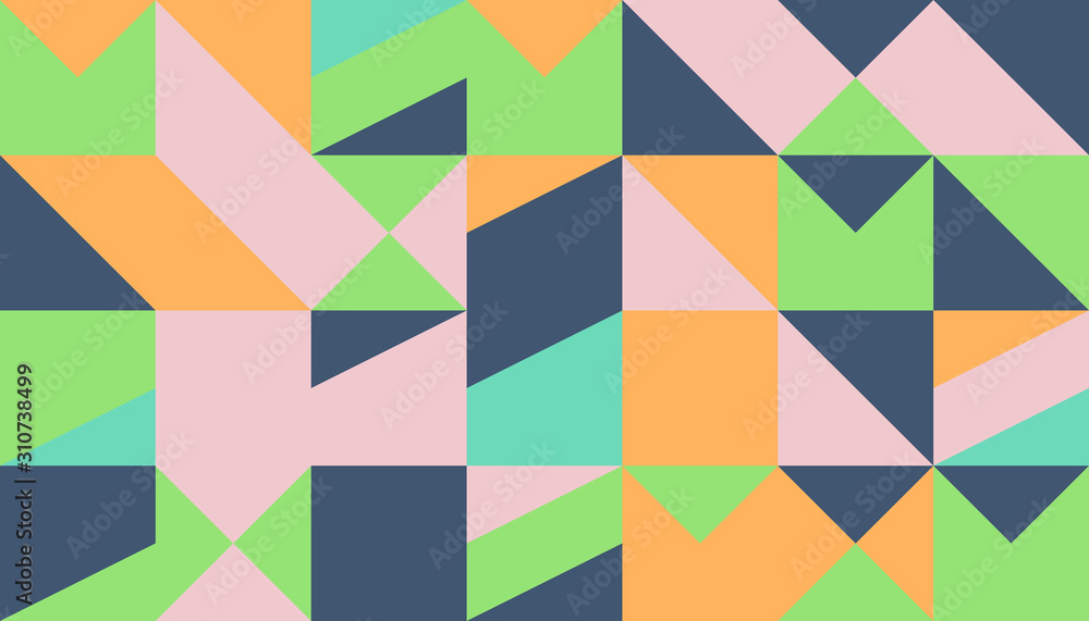 Abstract Mosaic Pattern Design Abstract Mosaic Pattern Design