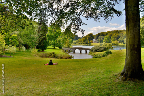 Stour head park, Somerset, England 