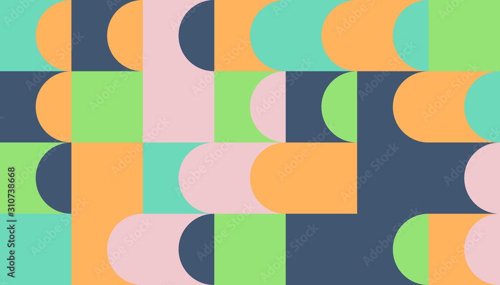 Obraz premium Abstract Mosaic Pattern Design