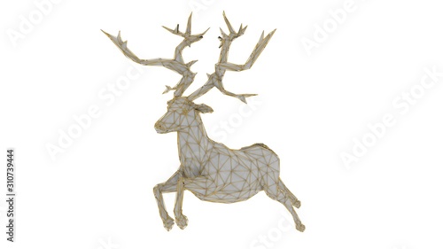 Deer jump