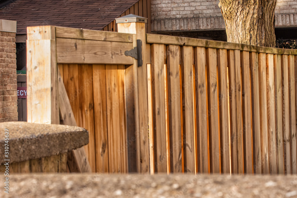 Wooden Fence with Gate Wooden Fence with Gate