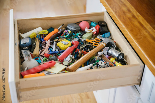 Cabinet Junk Drawer at home