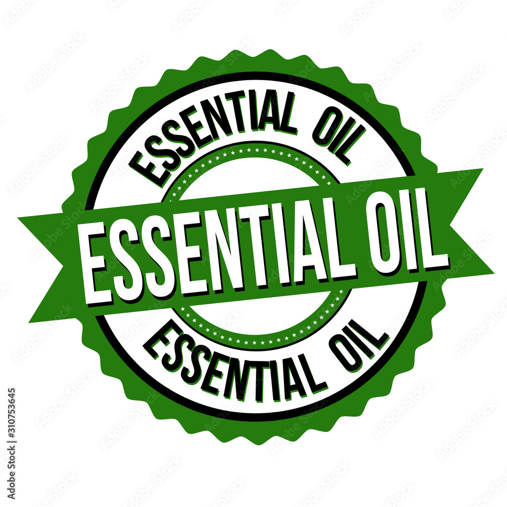 Essential oil label or sticker Essential oil label or sticker