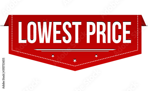 Lowest price banner design