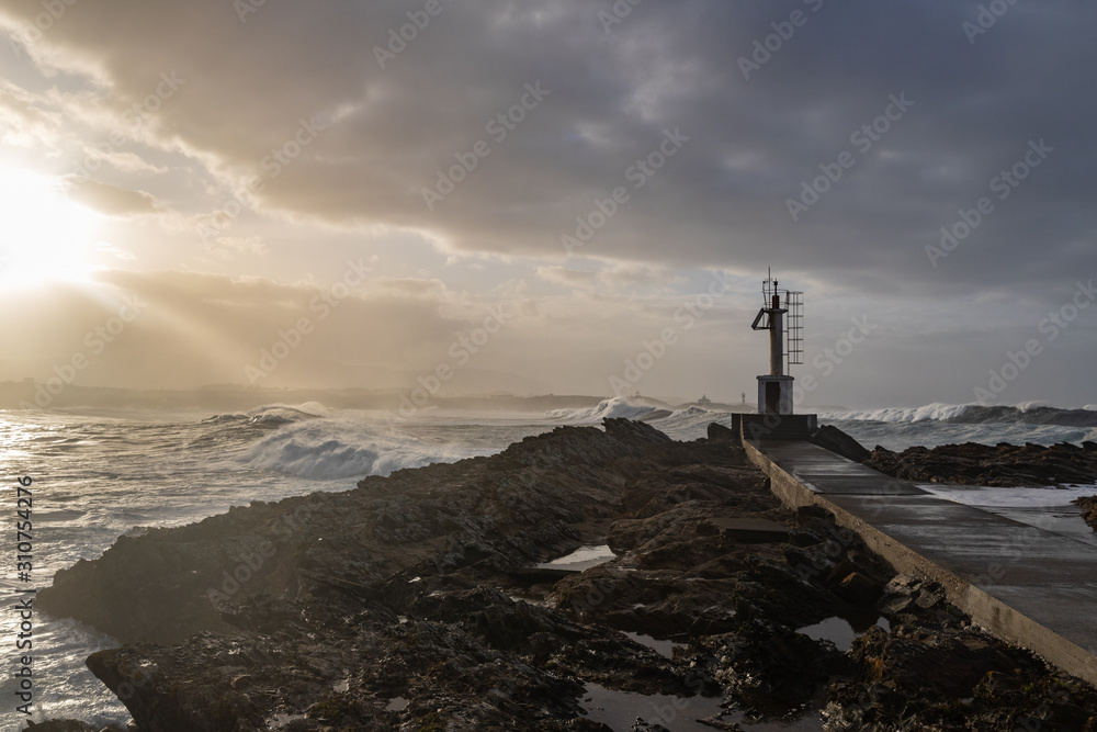 Fototapeta premium Winter sunsets in Northern Spain!