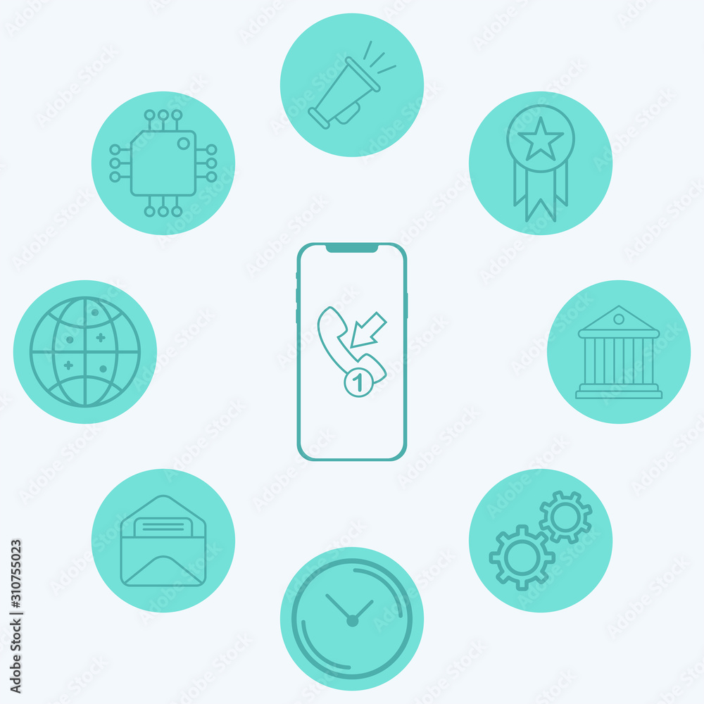 Phone call vector icon sign symbol Phone call vector icon sign symbol