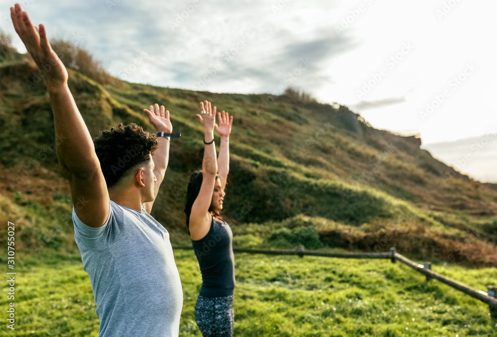 © Marco Govel/Stocksy - Yoga couple © Marco Govel/Stocksy - Yoga couple