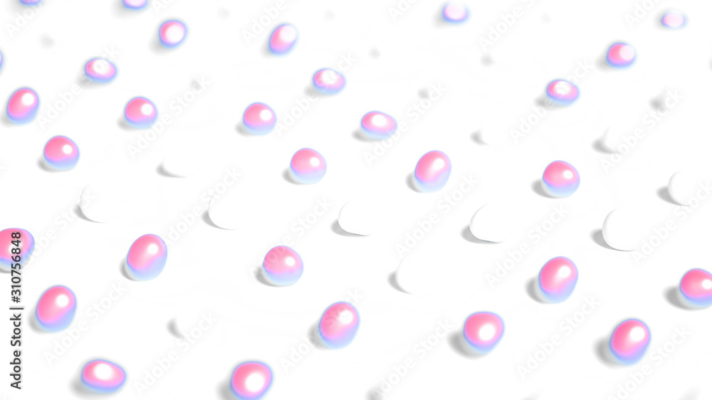 Beautiful background with geometric shape. 3d illustration, 3d rendering.