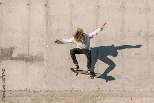 Teenage Skateboarder photo